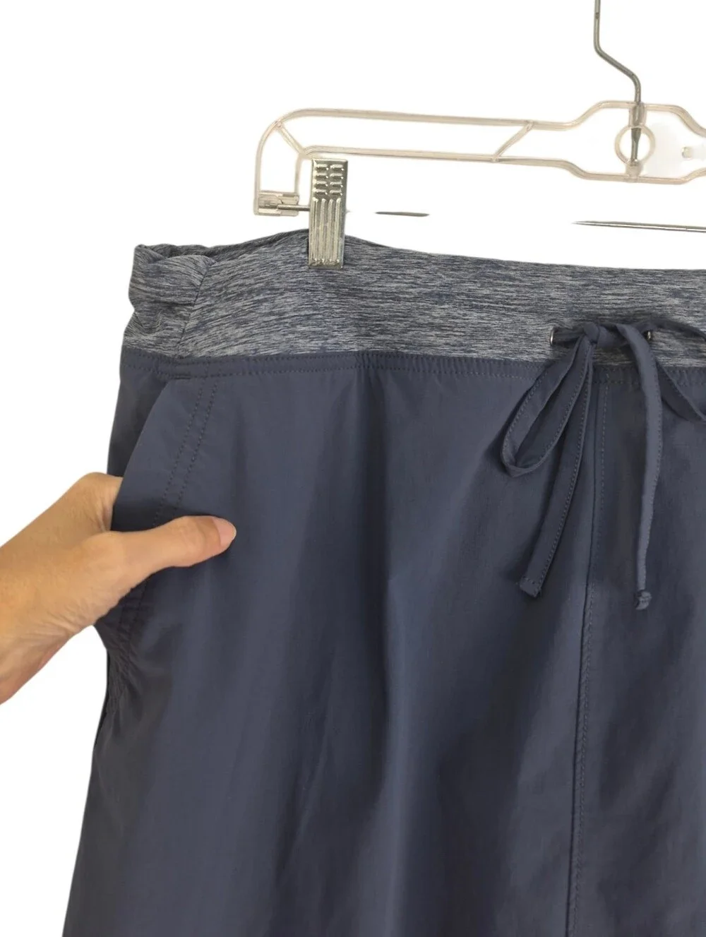 Duluth Trading Co Armachillo Cooling Skort Stretch Knit Sz 18 Active Pockets